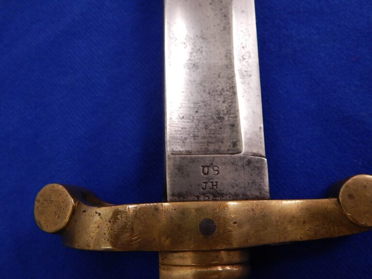 Whitney Mississippi Rifle Saber Bayonet Mfg By Ames J J Military