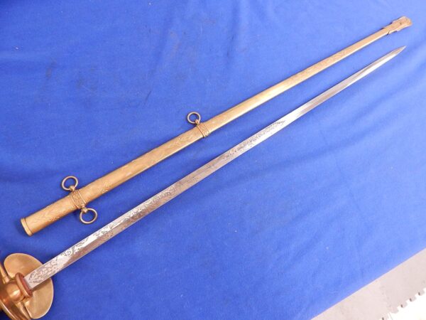 US Post Civil War Generals Sword Fancy RARE - Image 2