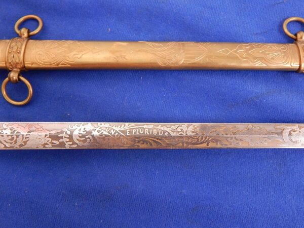 US Post Civil War Generals Sword Fancy RARE - Image 3