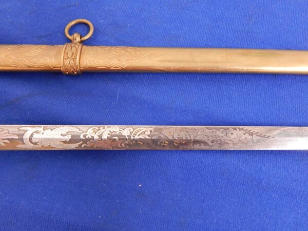US Post Civil War Generals Sword Fancy RARE - Image 4