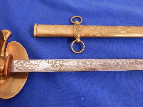 US Post Civil War Generals Sword Fancy RARE - Image 5