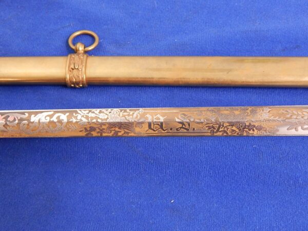US Post Civil War Generals Sword Fancy RARE - Image 11