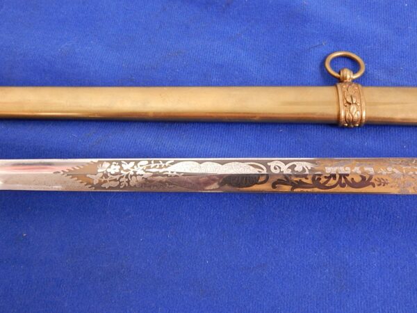 US Post Civil War Generals Sword Fancy RARE - Image 12