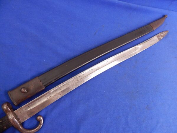 Turkish M-1874 Peabody Rifle Saber Bayonet W/S - Image 2