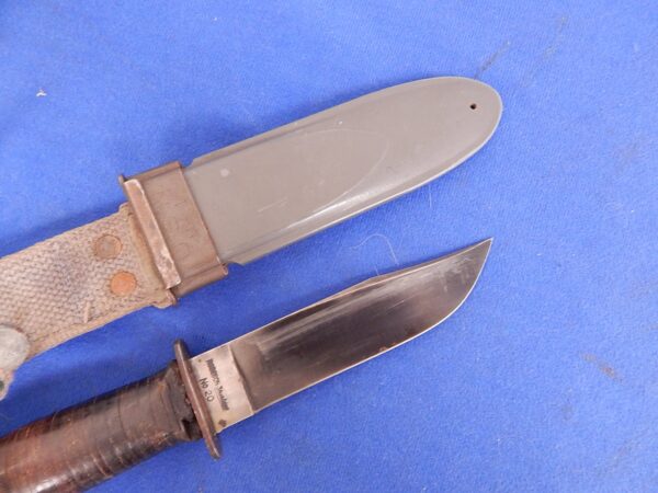 US WWII Navy MK 1 Robeson Fighting Knife W/S - Image 2