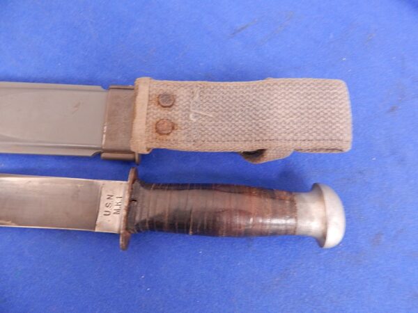 US WWII Navy MK 1 Robeson Fighting Knife W/S - Image 5