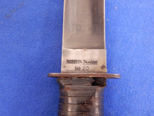 US WWII Navy MK 1 Robeson Fighting Knife W/S - Image 8