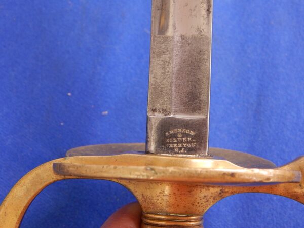 Emerson & Silver 1862 Dated NCO Sword W/S - Image 9