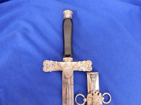 32nd Degree 1863 Dated Roby Manufactured Fraternal Sword - Image 2