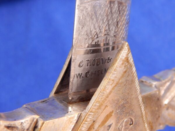 32nd Degree 1863 Dated Roby Manufactured Fraternal Sword - Image 8