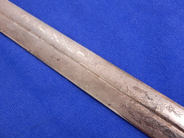 32nd Degree 1863 Dated Roby Manufactured Fraternal Sword - Image 13