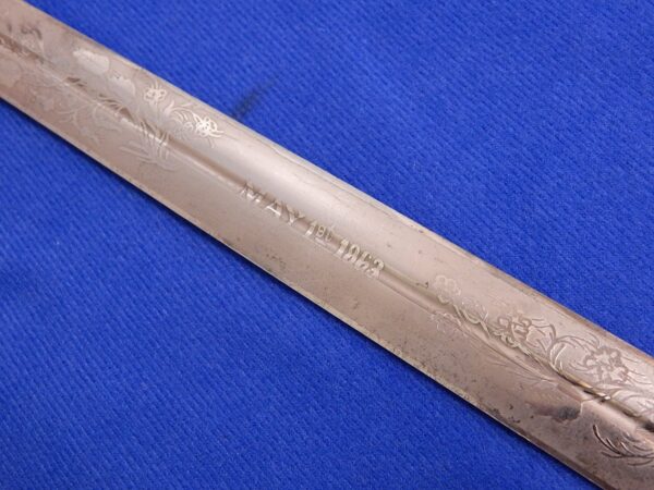 32nd Degree 1863 Dated Roby Manufactured Fraternal Sword - Image 14