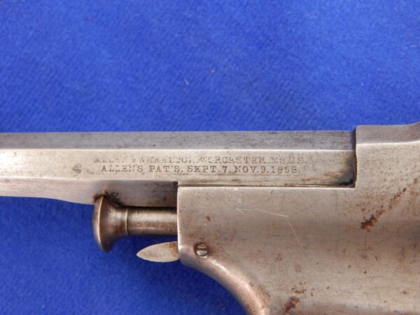 Allen & Wheelock Center Hammer Lipfire Navy Revolver - Image 8