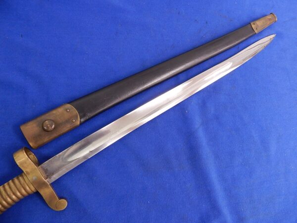 US Remington Zouave Rifle Bayonet W/S - Image 2