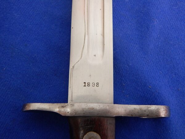 Krag Rifle Bayonet Dated 1898 - Image 7