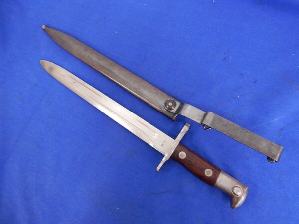 Krag Rifle Bayonet Dated 1898 - Image 9