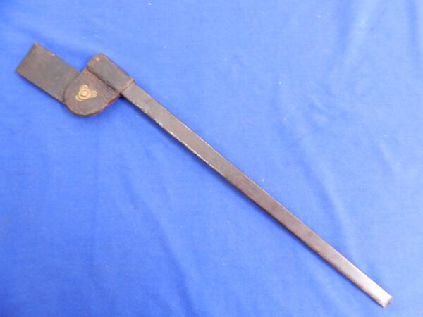 US 45/70 Trapdoor Rifle Socket Bayonet Long Loop Scabbard - Image 6