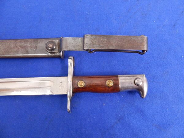 Krag Rifle Bayonet Dated 1902 New Jersey Marked - Image 5