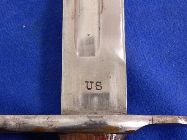 Krag Rifle Bayonet Dated 1902 New Jersey Marked - Image 8