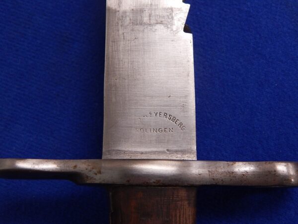 Swiss M-1906 Sawback Bayonet W/S & Frog - Image 7