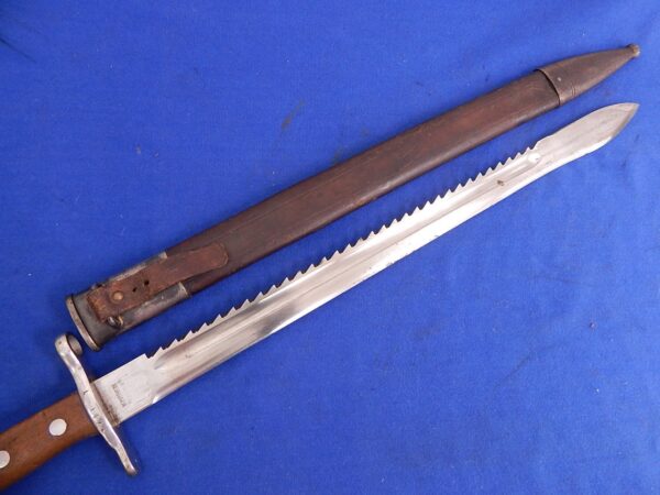 Swiss M-1914 Schmidt Rubin Sawback Bayonet W/S - Image 2
