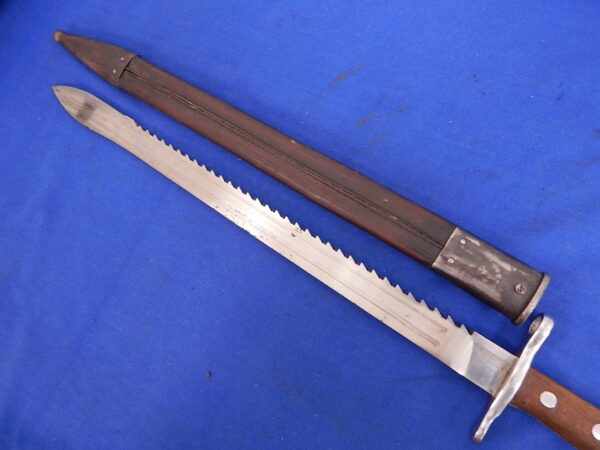 Swiss M-1914 Schmidt Rubin Sawback Bayonet W/S - Image 6