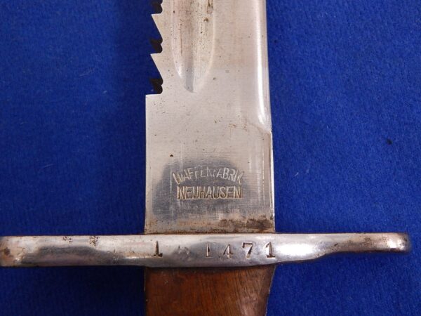 Swiss M-1914 Schmidt Rubin Sawback Bayonet W/S - Image 7