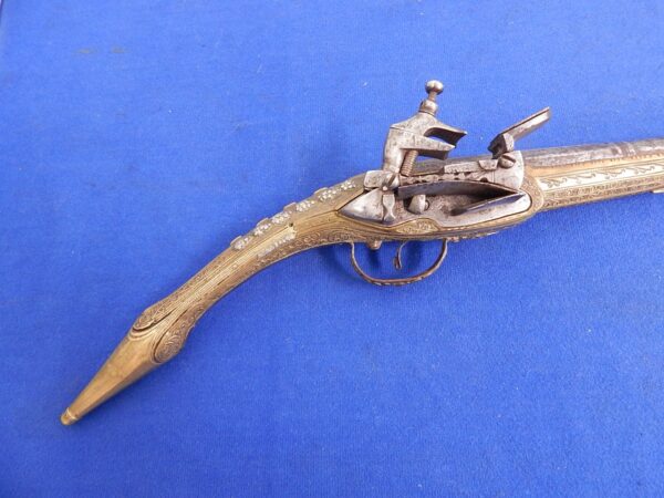 Albanian Rat Tail Miquelet Pistol - Image 2
