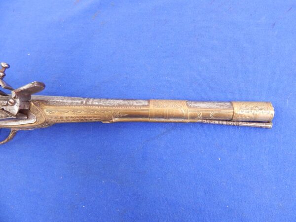 Albanian Rat Tail Miquelet Pistol - Image 3