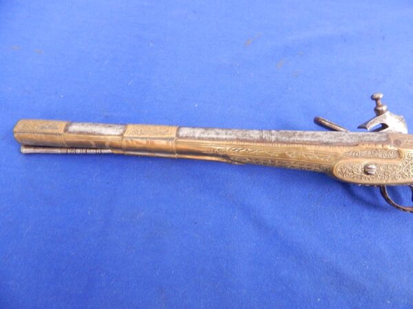 Albanian Rat Tail Miquelet Pistol - Image 11