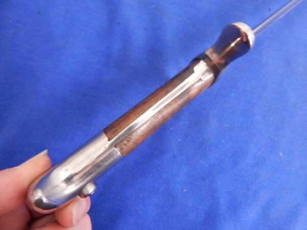 Swiss M-1889 Schmidt Rubin Rifle Bayonet W/S & Frog - Image 4
