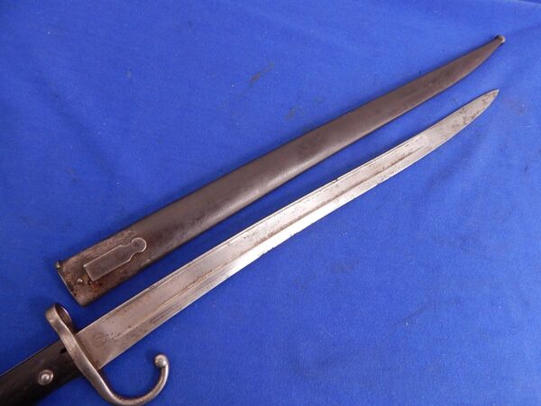 Brazilian M-1904 Mauser Vergueiro Yataghan Rifle Bayonet - Image 2