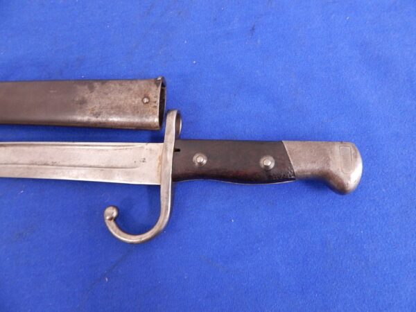 Brazilian M-1904 Mauser Vergueiro Yataghan Rifle Bayonet - Image 5