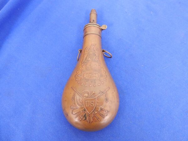 Batty 1856 Dated Peace Powder Flask - Image 6