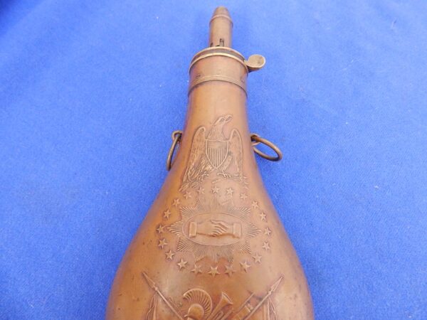 Batty 1856 Dated Peace Powder Flask - Image 8