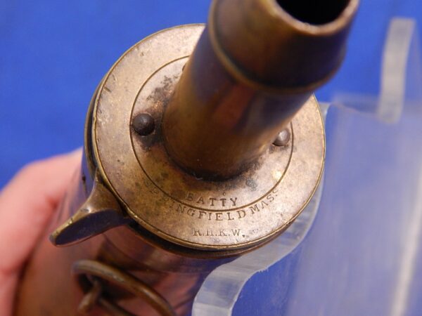Batty 1856 Dated Peace Powder Flask - Image 11