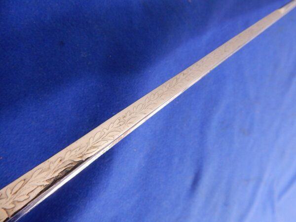 German M-1871 Jager Rifle Engraved Dress Bayonet - Image 7