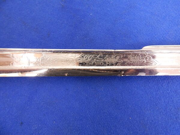 German M-1871 Jager Rifle Engraved Dress Bayonet - Image 8