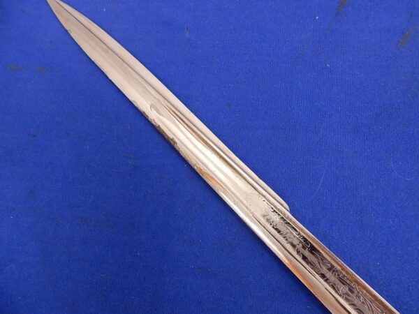 German M-1871 Jager Rifle Engraved Dress Bayonet - Image 10