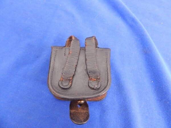 US Navy Yard Boston Early War Cap Box - Image 5