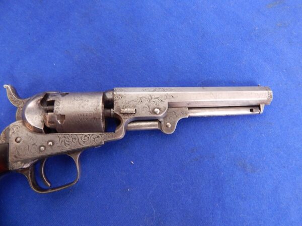 Colt M-1849 Pocket Model Factory Engraved London Revolver - Image 2