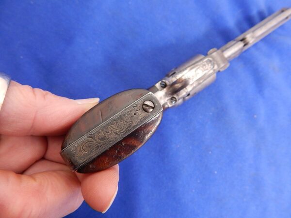 Colt M-1849 Pocket Model Factory Engraved London Revolver - Image 7