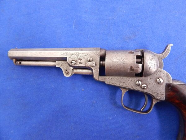 Colt M-1849 Pocket Model Factory Engraved London Revolver - Image 9