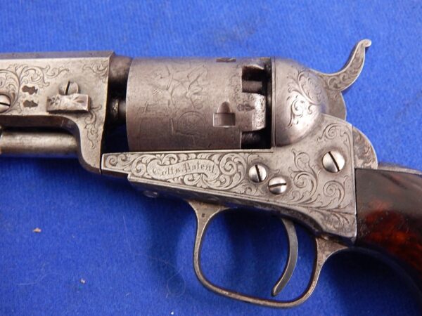 Colt M-1849 Pocket Model Factory Engraved London Revolver - Image 10
