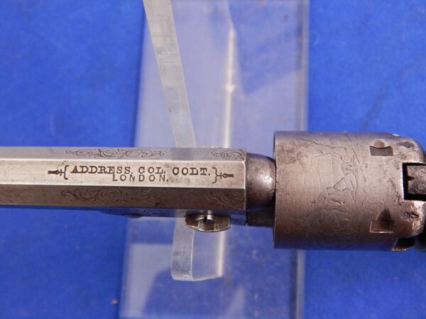 Colt M-1849 Pocket Model Factory Engraved London Revolver - Image 11