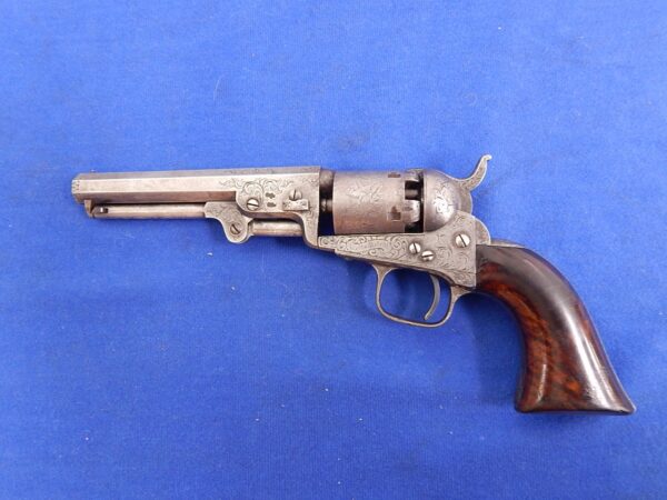 Colt M-1849 Pocket Model Factory Engraved London Revolver - Image 13