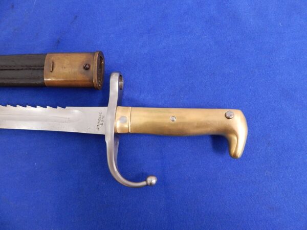 South African M-1896 Transval Mauser Sawback Bayonet W/S - Image 6