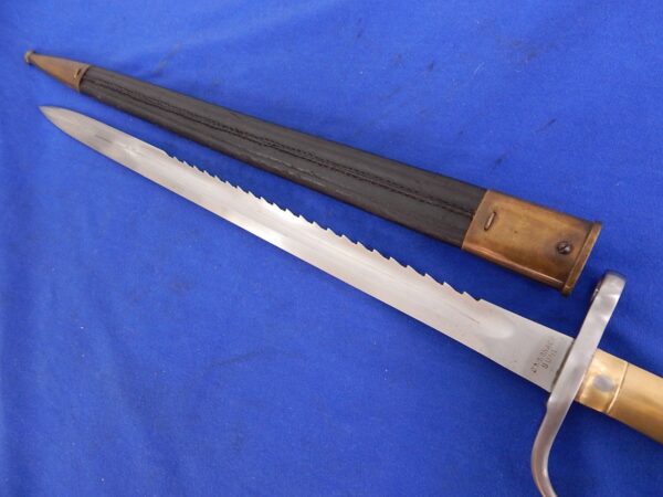 South African M-1896 Transval Mauser Sawback Bayonet W/S - Image 7