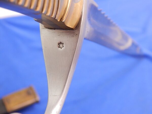 South African M-1896 Transval Mauser Sawback Bayonet W/S - Image 9