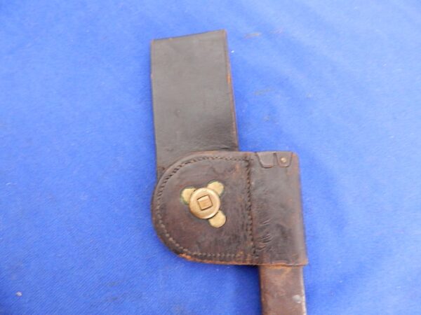 US 45/70 Trapdoor Springfield Long Loop Socket Bayonet Scabbard - Image 4